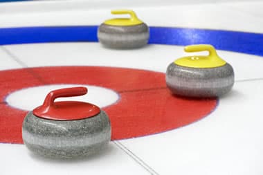 Olympic Curling Stones Made from Special Granite